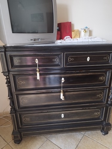 Comò stile 800 con - , marmo