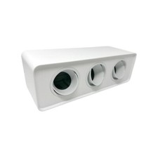 Porta faretto triplo supporto