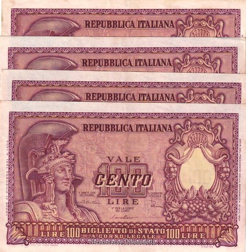 Repubblica 100 lire italia - repubblica,