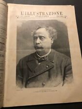 L' Illustrazione Italiana 49 1895 Dumas Carducci Estrazioni del Lotto INCISIONI