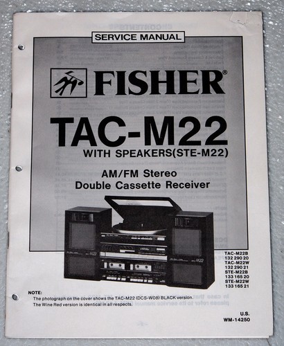 Fisher tac m22 ste - fisher, tac-m22