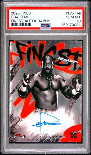 2025 topps finest - 2025, wwe
