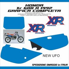 HONDA xr 600 r 1992 con portanumeri Adesivi in kristal
