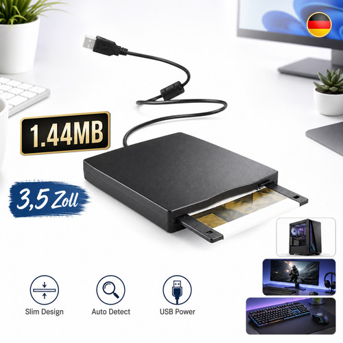 Unità floppy usb esterna fdd - unità,