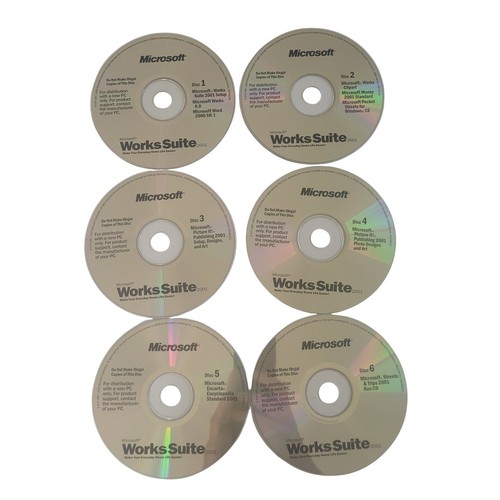 Microsoft works suite 2001 - microsoft,