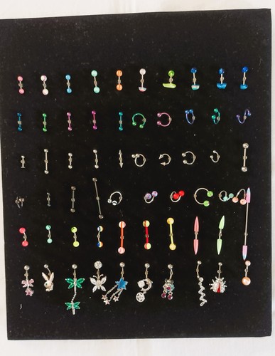 Lotto piercing assortiti - , 60