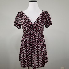 Vintage Boho Babydoll Top M