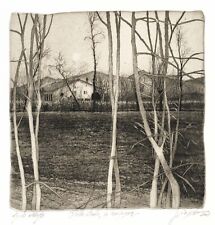 LIVIO CESCHIN "DALLA STRADA, IN CAMPAGNA-" 2001 Acquaforte Puntasecca. GRAFICA