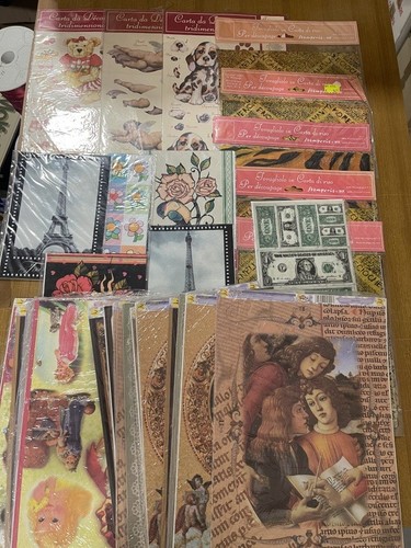 Lotto carta per decoupage - carta,