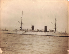 ARA Buenos Aires 1911 foto nave incrociatore Spithead Island Regno Unito Marina Argentina P177c