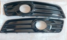 2 Griglia Originale per Audi A3 8P 2008-2013 Fendinebbia Nero Lucido