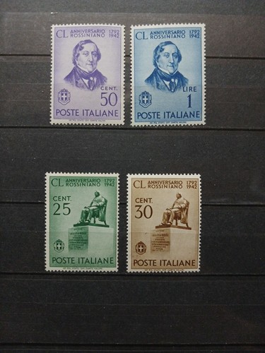 1942 regno francobolli rossini - 1942,