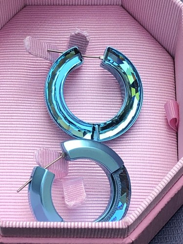 Orecchini cerchio swarovski - a,