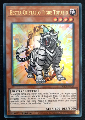 Bestia cristallo tigre topazio - bestia,
