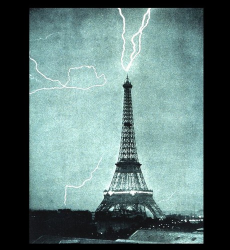Amazing eiffel tower lightning - eiffel,