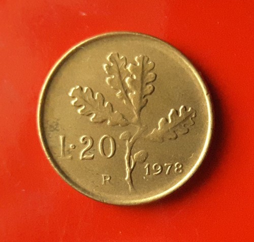 Lire 1978 errore - 20,