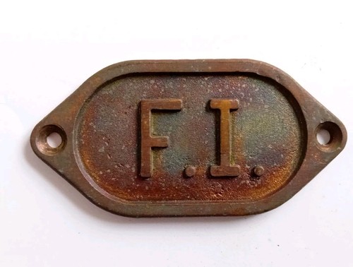 Placca targhetta ferroviaria - placca,