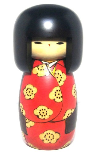 Bambola kokeshi giapponese - bambola,