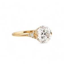 Anello elegante oro giallo 18k - giallo,