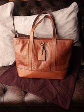 Autentica borsa tote in pelle