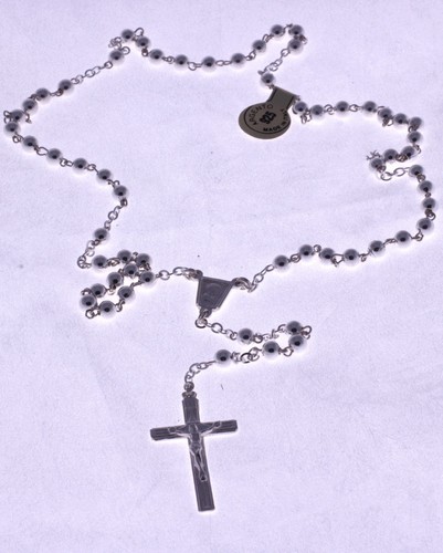 Rosario argento 925 pallini - in,
