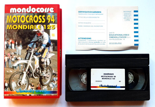 Vhs motocross mondiale 125 - vhs,