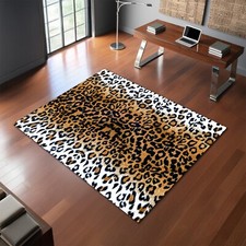 Tappeto stampa leopardata stile pelle animale tappeto safari decorazione giungla