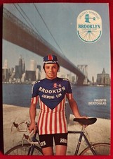 CARTOLINA BICI CICLISMO  - GIOS   BROOKLYN -  FAUSTO BERTOGLIO