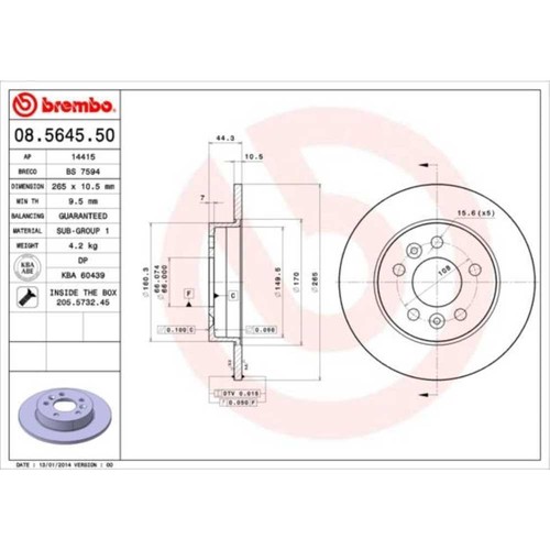 Brembo disco freno - brembo,