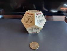 CALENDARIO SCRIVANIA DODECAEDRO PLASTICA PROMOZIONALE GADGET PELIKAN 1960 