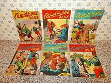 KINOWA ALBO D'ORO L'AMAZZONE ROSSA 4°SERIE COMPLETA 1/6 DARDO 1953 BELLA ORIGIN