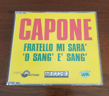 Capone - Fratello mi sarà/ 'O sang' e' sang' cd singolo Promo Raro 1993