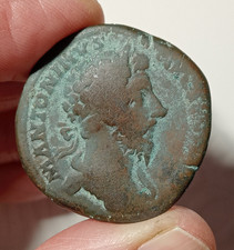 MARCO AURELIO,BEL SESTERZIO,VIDEO MONETA ROMANA-EX ASTA Münzzentrum Rheinland