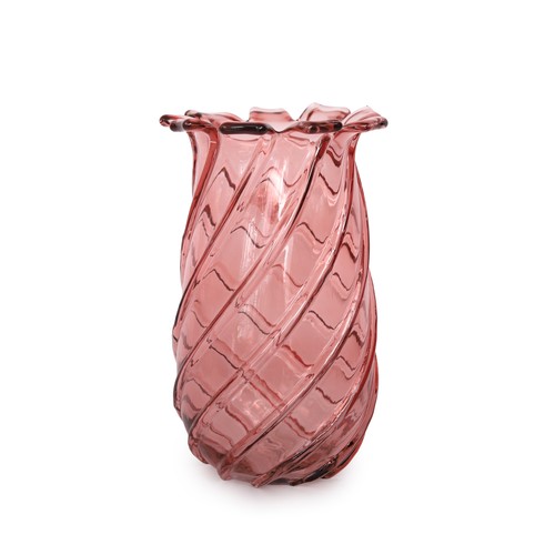 Vaso arredo vetro - , rosa