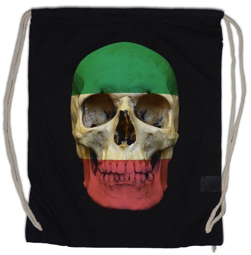 Classic italia skull - classic, flag