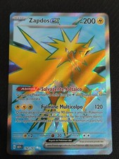 192/165 Pokemon 151 Zapdos ex Full Art Rara Segreta Italiano Leggendario