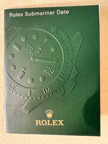 Booklet rolex originale - booklet,