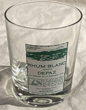 Vtg DEPAZ RHUM Whiskey Glass