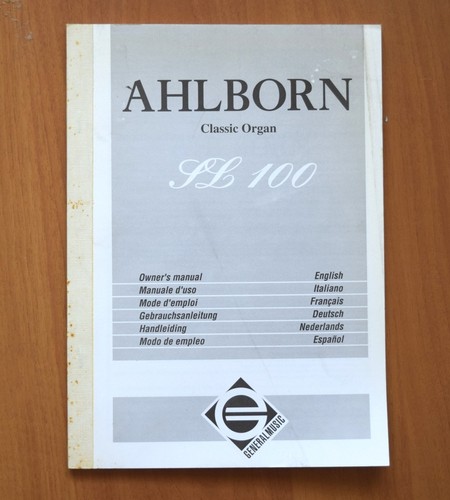 Ahlborn 100 owners manual - sl-100,