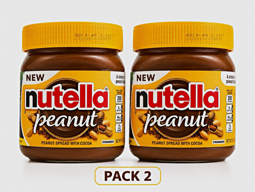 Nutella peanut spread - nutella, with
