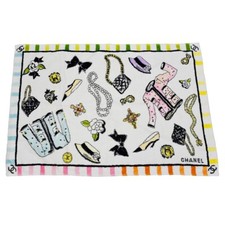 Telo mare icona Chanel bianco