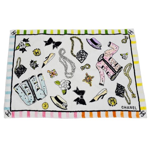 Telo mare chanel icona - chanel, bianco