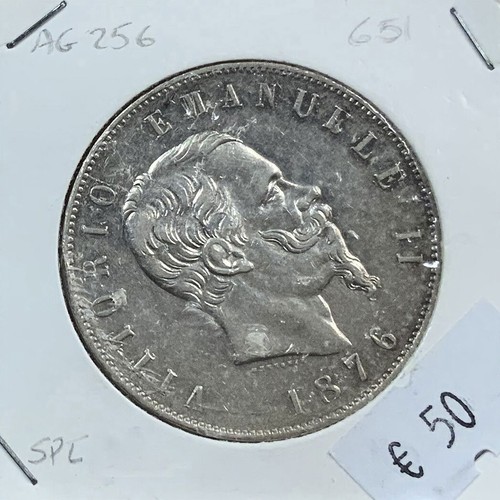 Vittorio emanuele 5 lire - -,