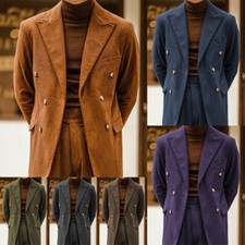 2 pezzi abito uomo velluto a