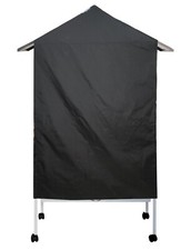 Telo Copertura Oscurante Nero Gabbia Uccelli con Mis. Interna L90xP60xH140 cm