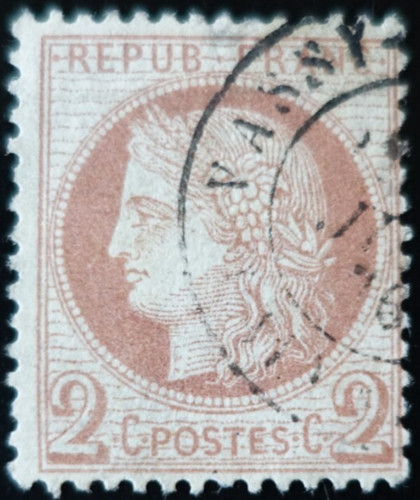 France timbre type cérès - type,