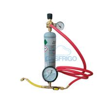 KIT AZOTO CON BOMBOLA DA 1 LT+ RIDUTTORE DI PRESSIONE FINO A 10 BAR + MANOMETRO 