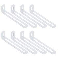 8 Pezzi Staffa a L Scanalata