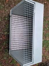 trasportino cane usato in alluminio colore grigio dimensioni cm 80x60x50