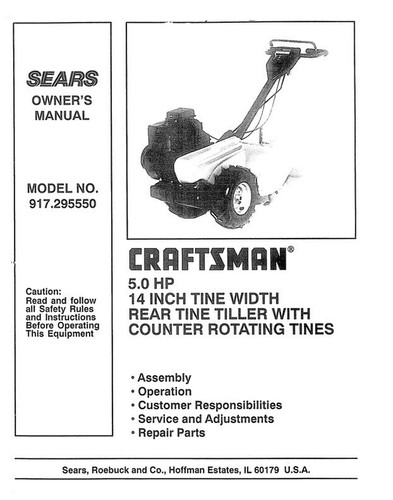 Manuale uso sears - d’uso,